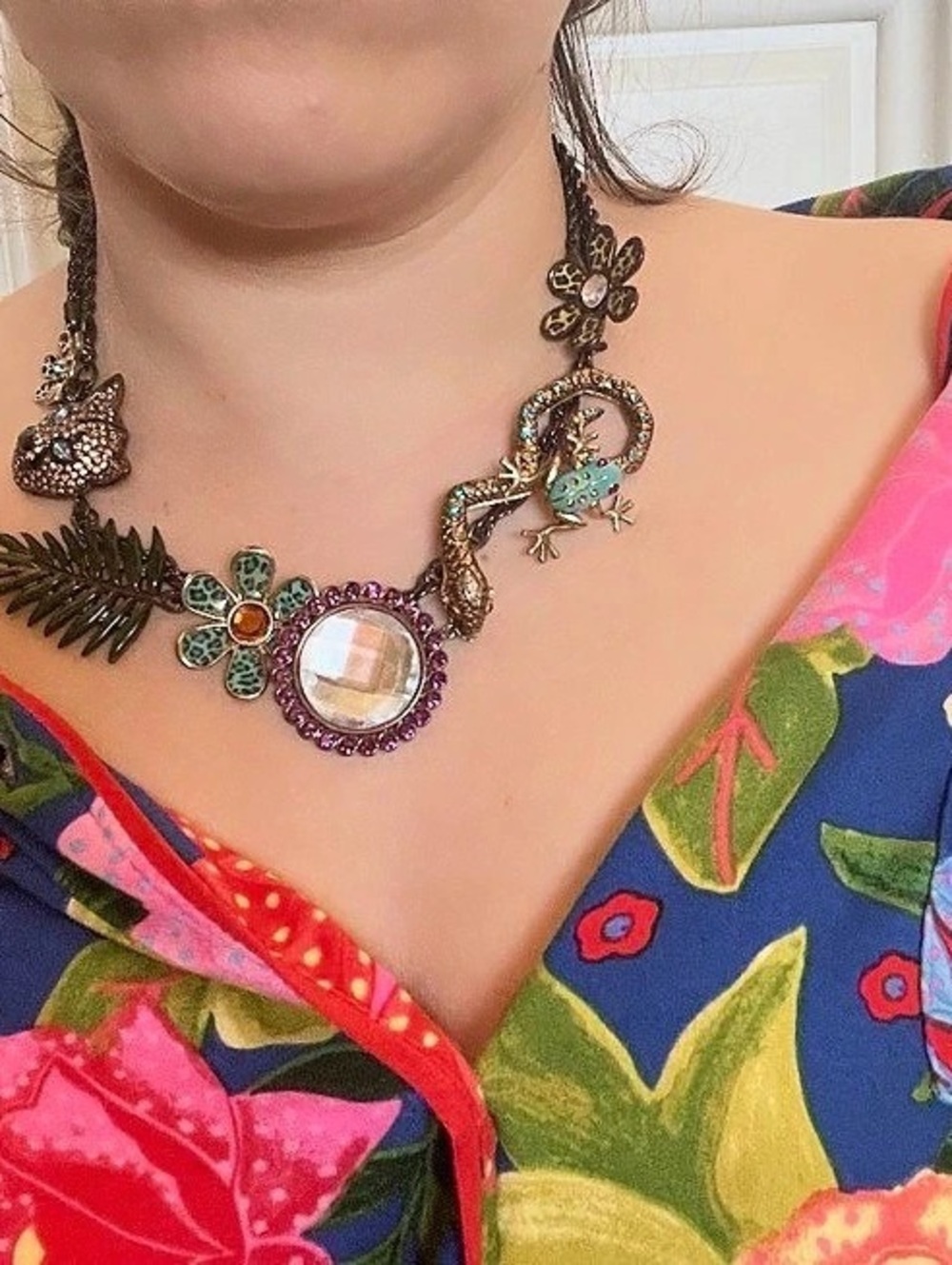 Betsey Johnson Charm Necklace